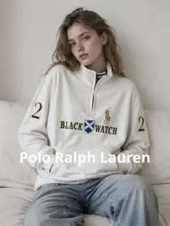 Polo Ralph Lauren ハーフジップ BLACK WATCH