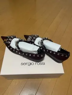 sergio rossi スタッズ付きフラットシューズ 37のサムネイル