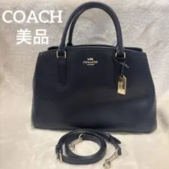 【美品】COACH コーチ ミニエンパイアキャリーオール 2way ハンドバッグ