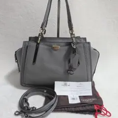 美品 コーチ ドリーマー 21 2way ショルダーバッグ レザー グレー