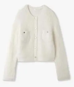 FRAY.IDアルパカ混クロップドニットカーディガン FWNT235048