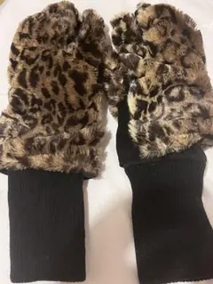MILKBOY ヒョウ柄 ファー 手袋