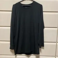 TOPVALU PEACE FIT WARM 長袖Tシャツ インナーブラック L