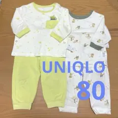 ユニクロ　トイストーリーパジャマ　80