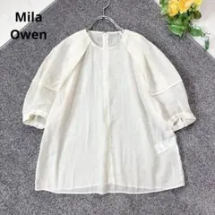 Mila Owen【ミラオーウエン】 ブラウス ホワイト - メルカリ