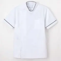 NAGAI LEBEN ホワイト 介護医療用衣料 Sサイズメンズ用　2枚セットのサムネイル
