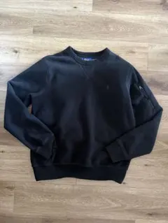 ポロ・ラルフ・ローレン ブラック トレーナー