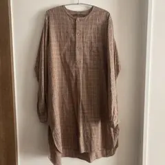BENCH MARKING SHIRTチェック　長袖シャツ　チュニック
