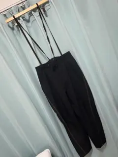 【2way】サスペンダー付きパンツ ブラックのサムネイル
