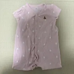 baby gap ピンク クマ柄ロンパース 12-18ヶ月
