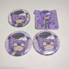 あおぎり高校 八十科むじな デビュー記念　缶バッジ　5個セット 2____2025_afeffa7e-d246-4781-