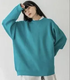 ターコイズ ニット