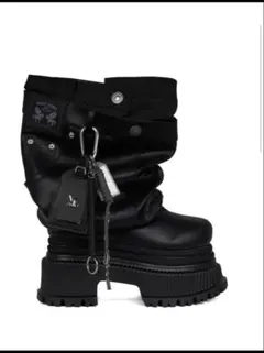 ☆YELLO☆SOIL PLATFORM SHORT BOOTS厚底ブーツ - メルカリ