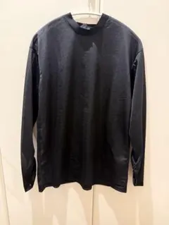 LOUNIE シアー 長袖 カットソー ブラック F