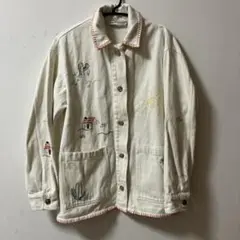 zara太陽サボテン刺繍ジャケット