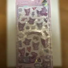 산리오 쿠로미 立体シール ステッカー