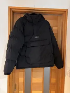 メンズ アウター ダウンジャケット ハーフジップ