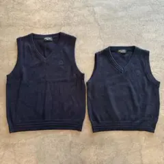 COMME CA ISM ネイビー ベスト 100cm/120cm
