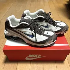 ナイキ ショックス ライド2 27.5cm ブラウン ホワイト ブルー 厚底