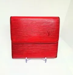 Louis Vuitton epi ポルトビエカルトクレディ二つ折り財布