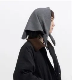 POIK＊トライアングルスカーフ (melange gray)