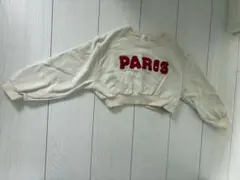 ガールズ✳︎韓国✳︎クロップド丈スウェット✳︎トレーナー✳︎PARIS