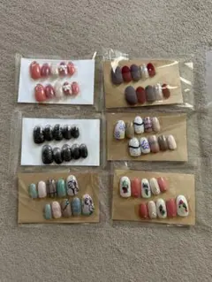 ネイルチップセット６個セット③