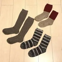 靴下屋　Tabio 靴下　ソックス　厚手　3点セット