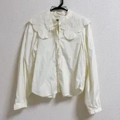 moussy EYELET COLLAR BLOUSE ブラウスのサムネイル
