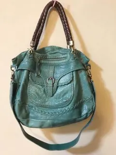 【値下げしました！】ヘビ皮 ショルダーバッグ