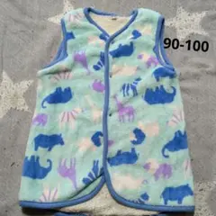 動物柄フリーススリーパー 90-100