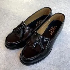 【未使用級】HARUTA ハルタ 24.5cm キルト タッセルローファー 黒