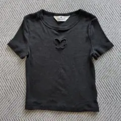 H&M バタフライ刺繍 Tシャツ 140