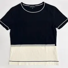 【新品同様】正規店購入品 ランバン コレクション ニット 半袖セーター Mサイズ