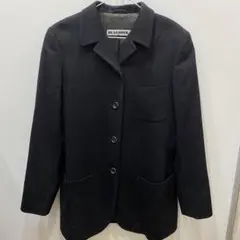 JIL SANDER ネイビーコート カシミヤ100% 38 - メルカリ