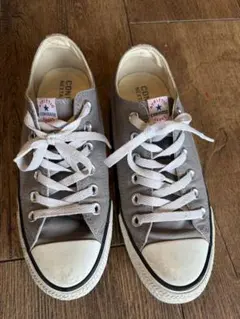 Converse グレー ローカットスニーカー