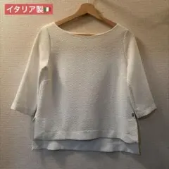 オットダムottodAme レディーストップス 6〜7分袖 カットソーイタリア製