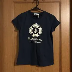 tutu anna 半袖Tシャツ ネイビー Nautical Heritageのサムネイル