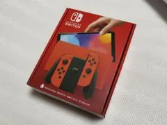 【一部未使用】Nintendo Switch 有機EL マリオレッド ケース付き