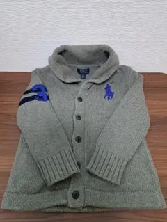 【最終価格～2/15まで】 ポロラルフローレン ニット カーディガン 6 グレー