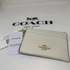 新品 COACH コーチ 定期入れ マルチケース パスケース