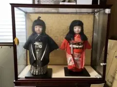 美品】可愛い 市松人形 日本人形 2体13号 47cm - メルカリ