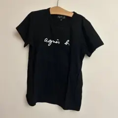 agnès b. ブラック Tシャツ サイズ2
