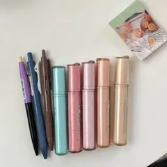 【匿名配送】ラメ入りマーカー、ボールペン　ステッカーセット　まとめ売り