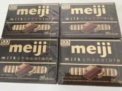 明治 ミルクチョコレート26枚入り　4箱セット