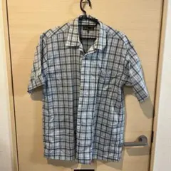 DAKS 半袖チェックシャツ ブルー系 トップス メンズのサムネイル