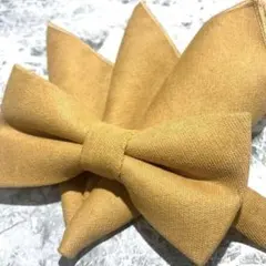 蝶ネクタイ　チーフ　新郎小物