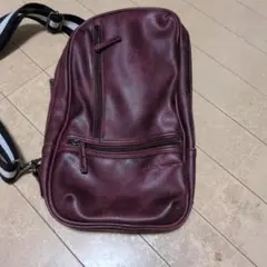 PEACE WALKER ボディバッグ ボルドー