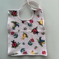 フェイラー　花と昆虫柄 スタイ
