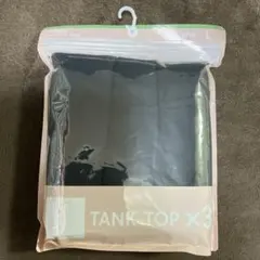 GU WOMEN タンクトップ 3P L ブラック 新品未使用